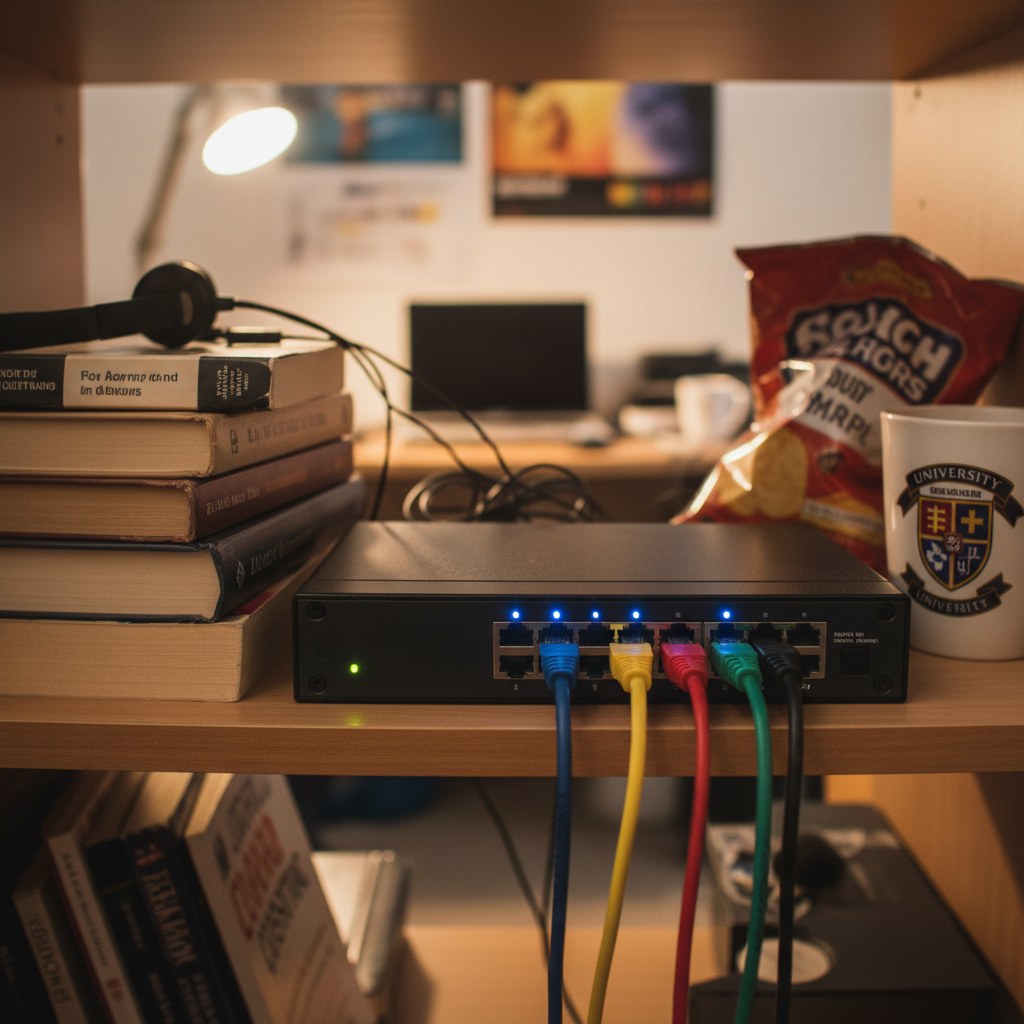 Un switch manageable à 30 euros ouvre la porte aux VLANs et à la segmentation réseau, compétence SISR incontournable.