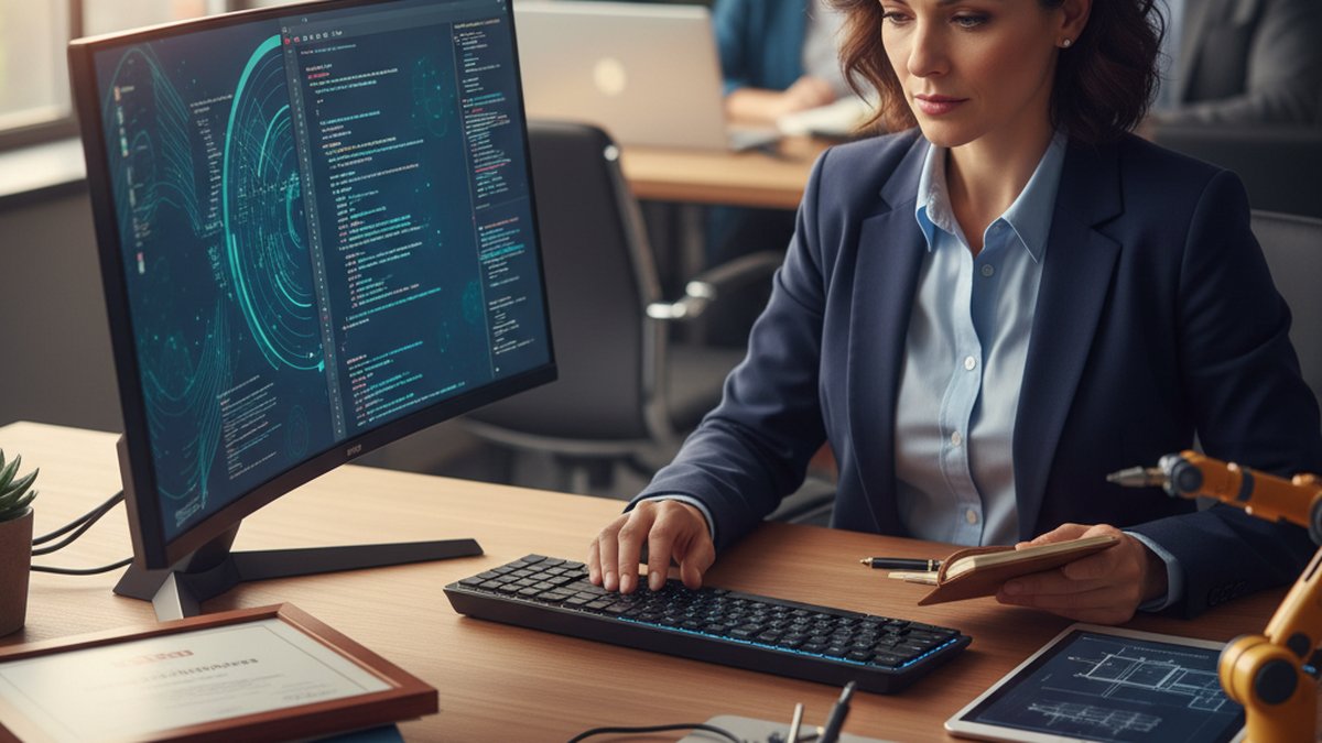 Illustration reconversion informatique