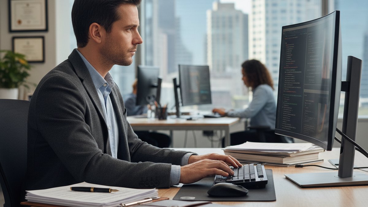 Illustration reconversion informatique