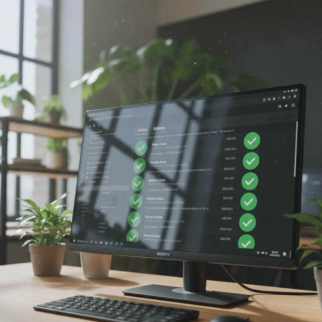 L'onglet Actions d'un dépôt GitHub affichant des workflows exécutés avec succès
