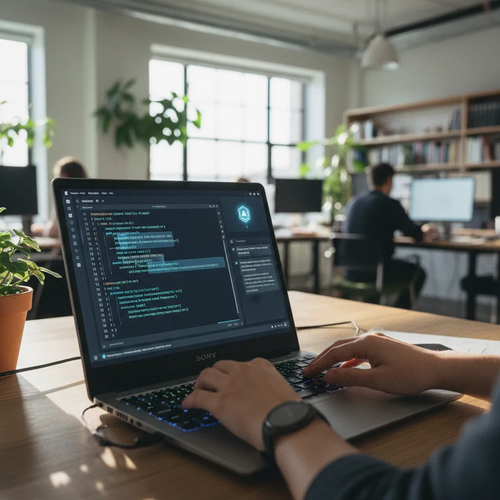 L'intelligence artificielle intégrée dans un éditeur de code moderne avec suggestions en temps réel