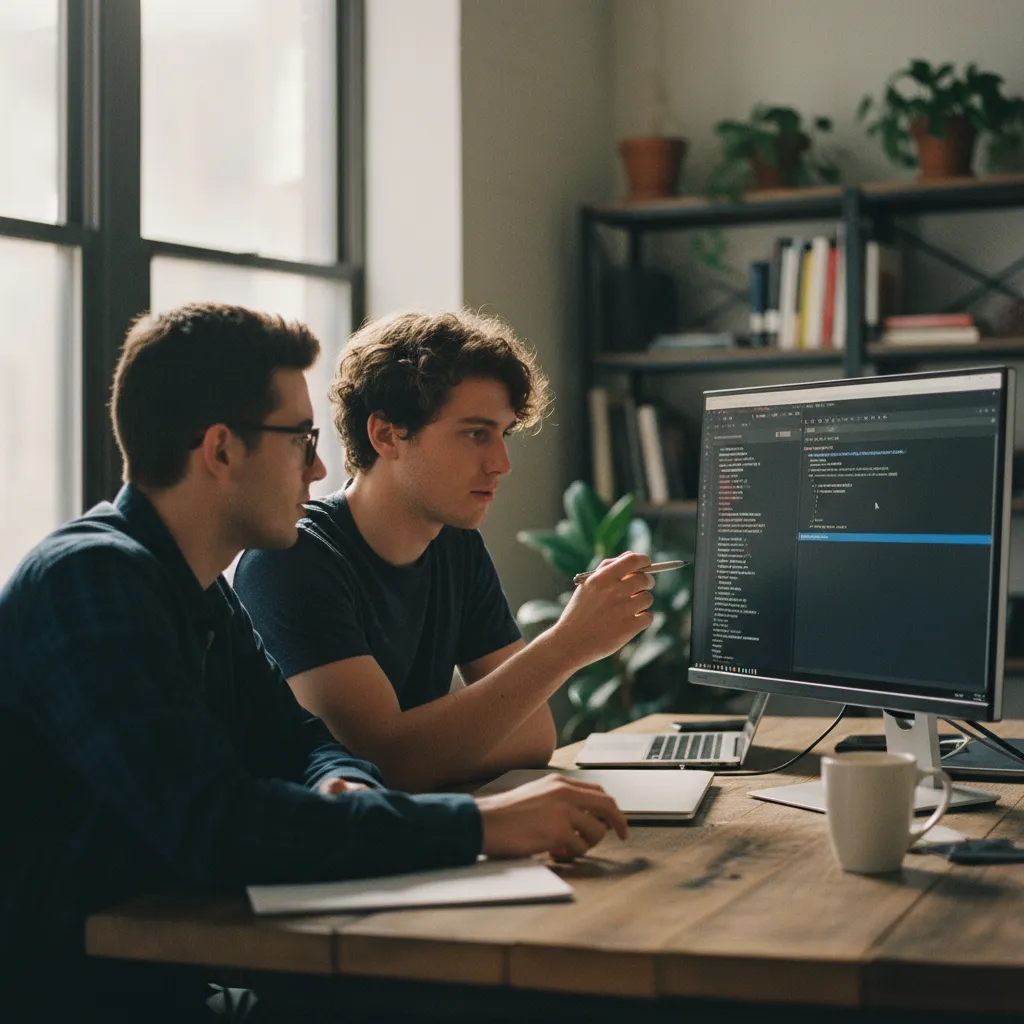 Travailler en binôme sur des projets Python accélère la progression et prépare au travail en équipe
