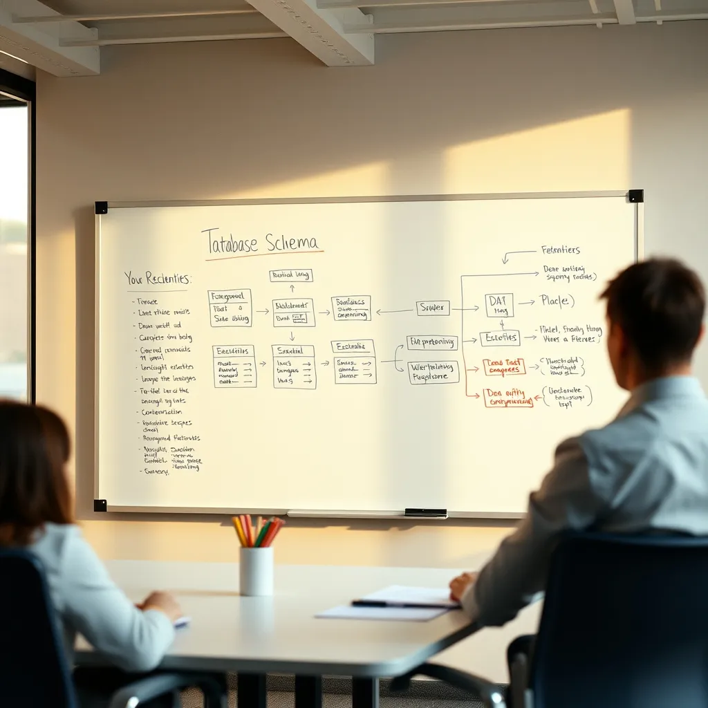 Un schéma de base de données aide à visualiser les relations entre les tables