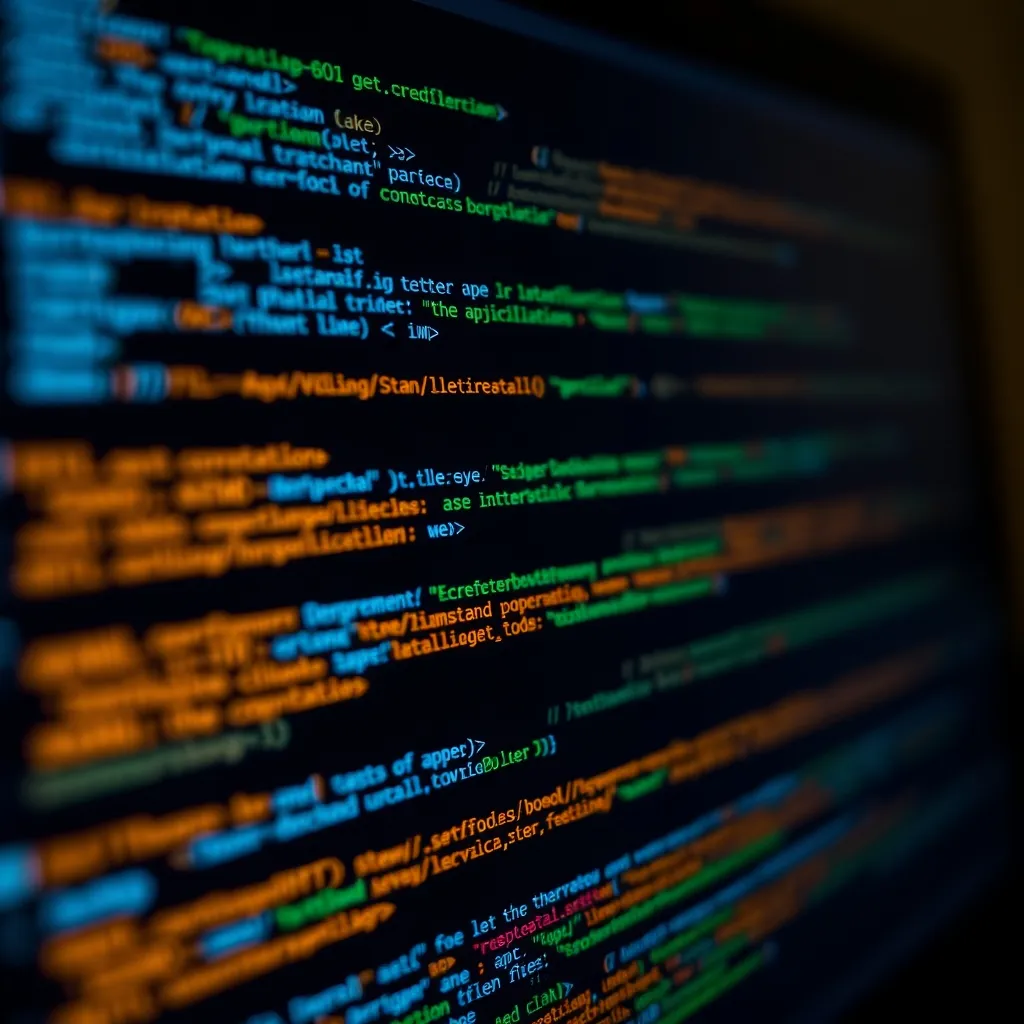 Du code HTML affiché dans un éditeur avec coloration syntaxique