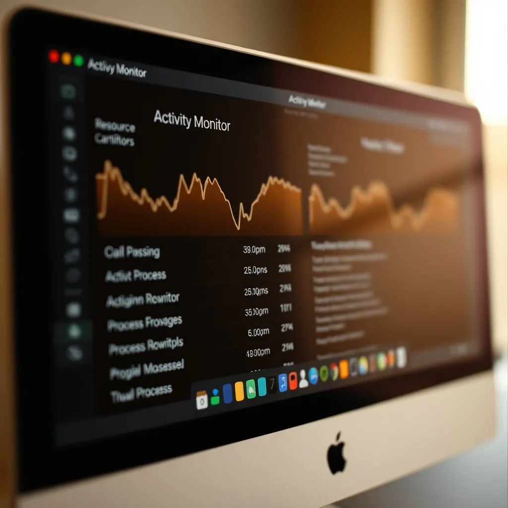Le Moniteur d'activité de macOS affiche les processus système dont WindowServer