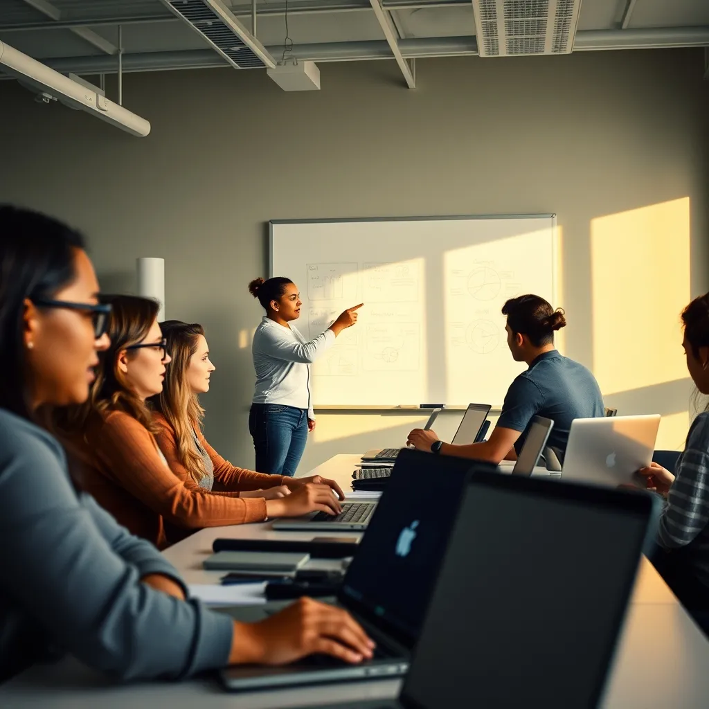 Les formations en présentiel permettent un apprentissage intensif et un accompagnement personnalisé