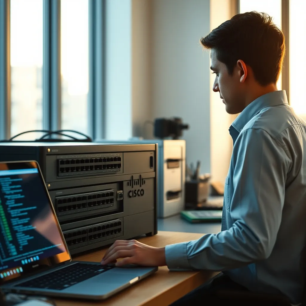 Configuration d'un switch réseau managé lors d'un déploiement d'infrastructure