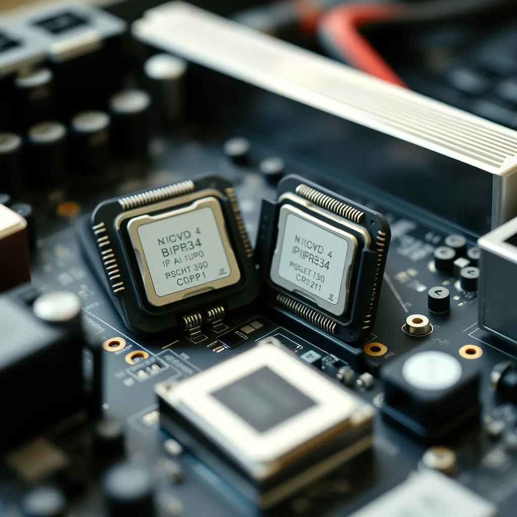 Carte mère serveur bi-processeur avec modules RAM ECC adaptée à la virtualisation